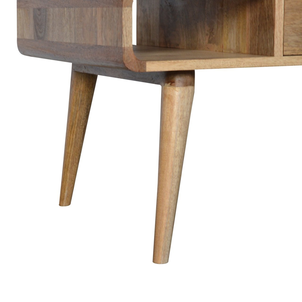 Stolik kawowy Artisan IN713 – lite drewno mango, wykończenie dębowe - Image 4