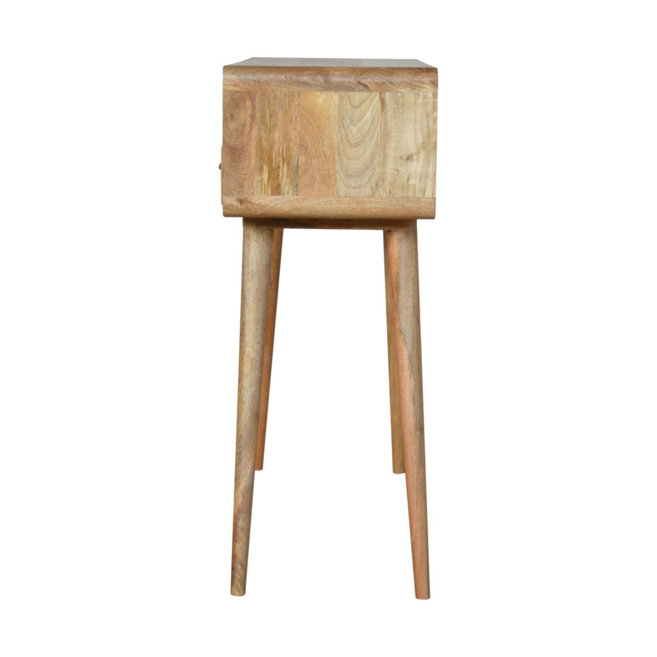 Stół z litego drewna mango – dębowy, 90 cm — model IN714 - obrazek 7
