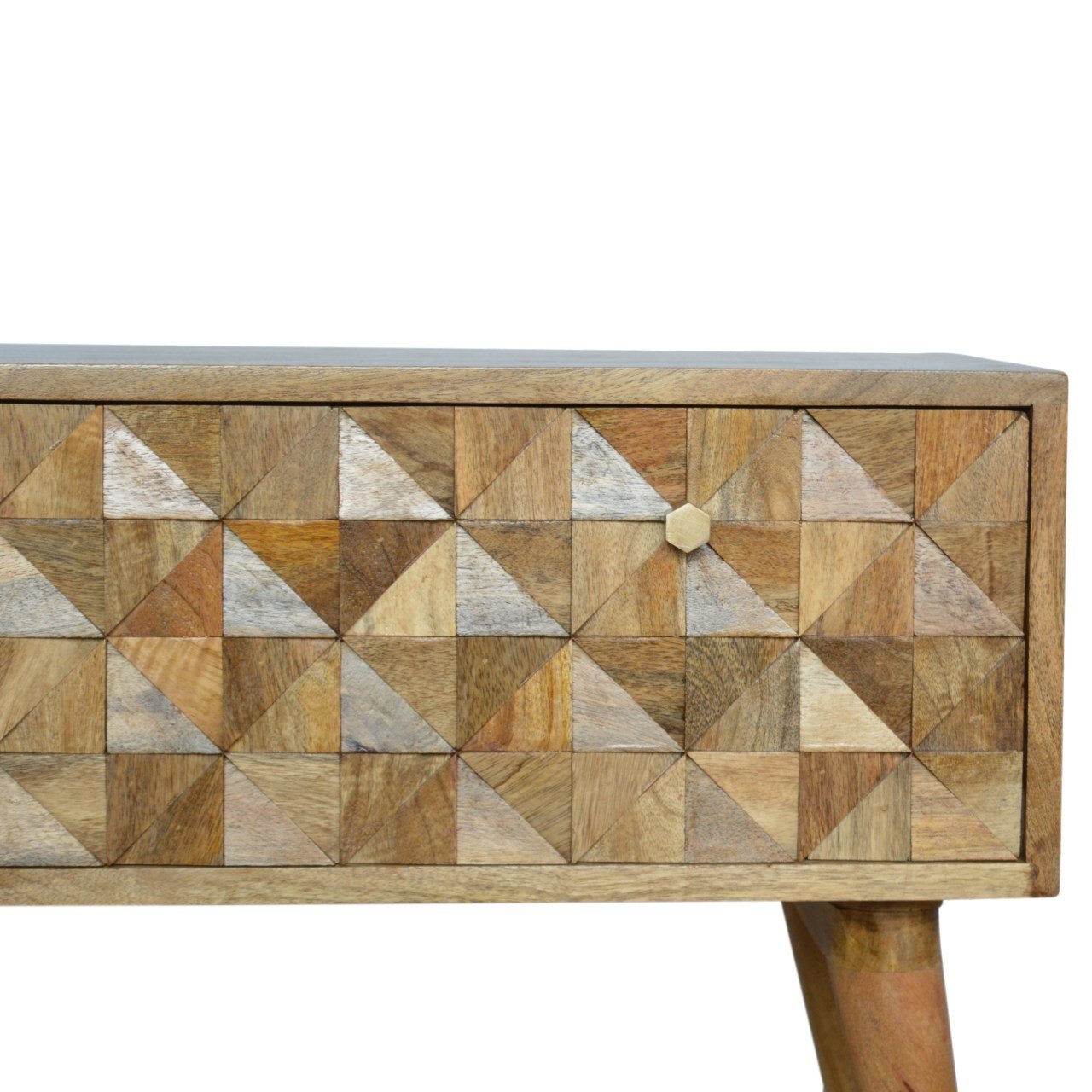 Ławka Artisan IN722 – lite drewno mango, wykończenie dębowe - Image 3