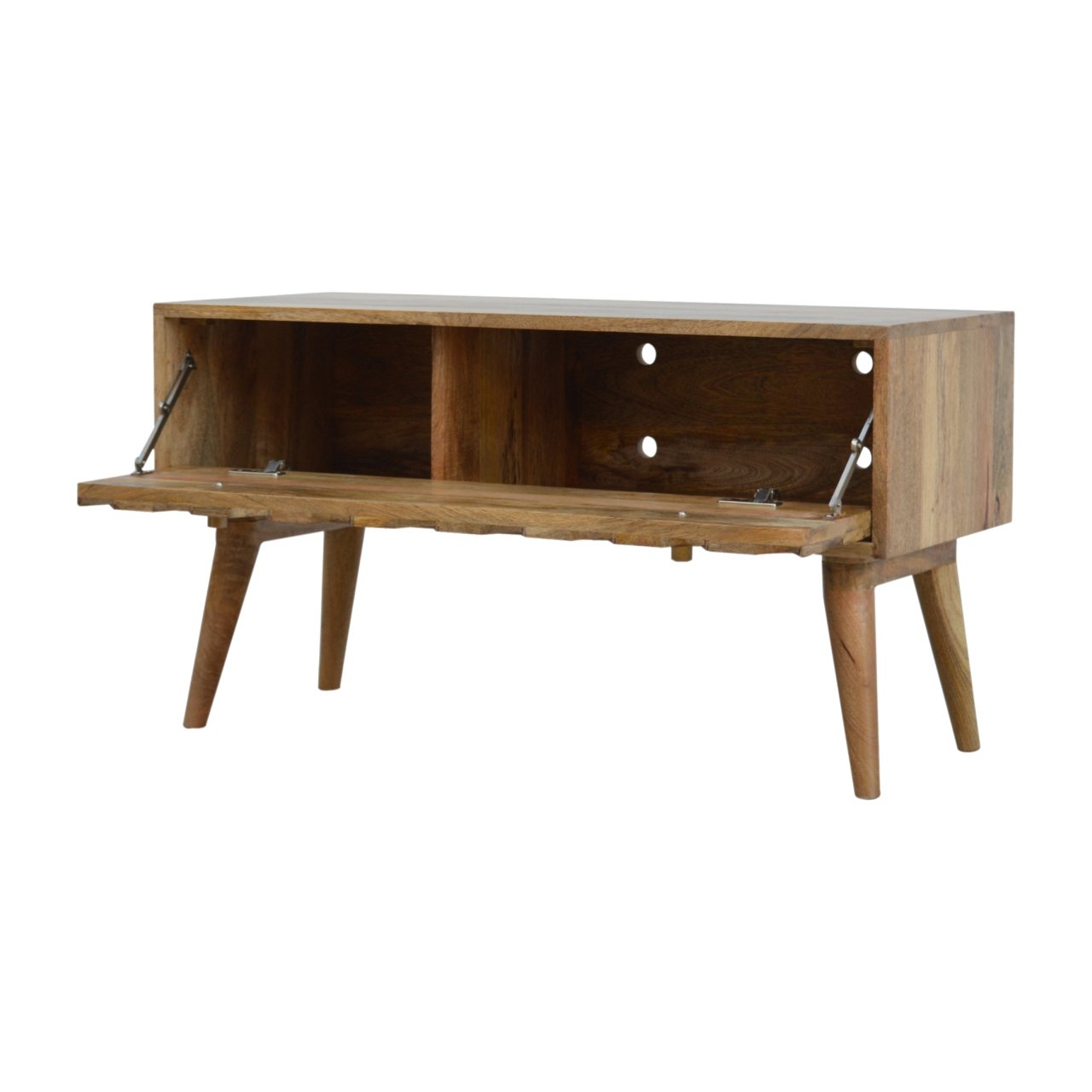 Ławka Artisan IN722 – lite drewno mango, wykończenie dębowe - Image 2