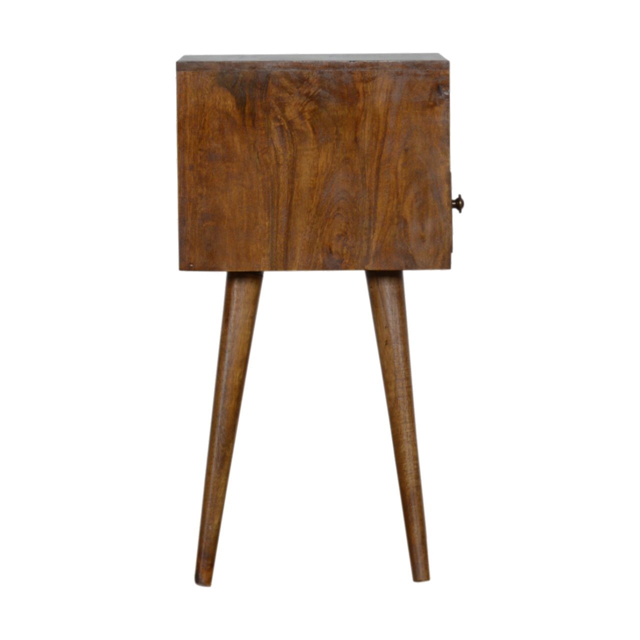 Szafka nocna Artisan IN733 – lite drewno mango, wykończenie kasztanowe - Image 7