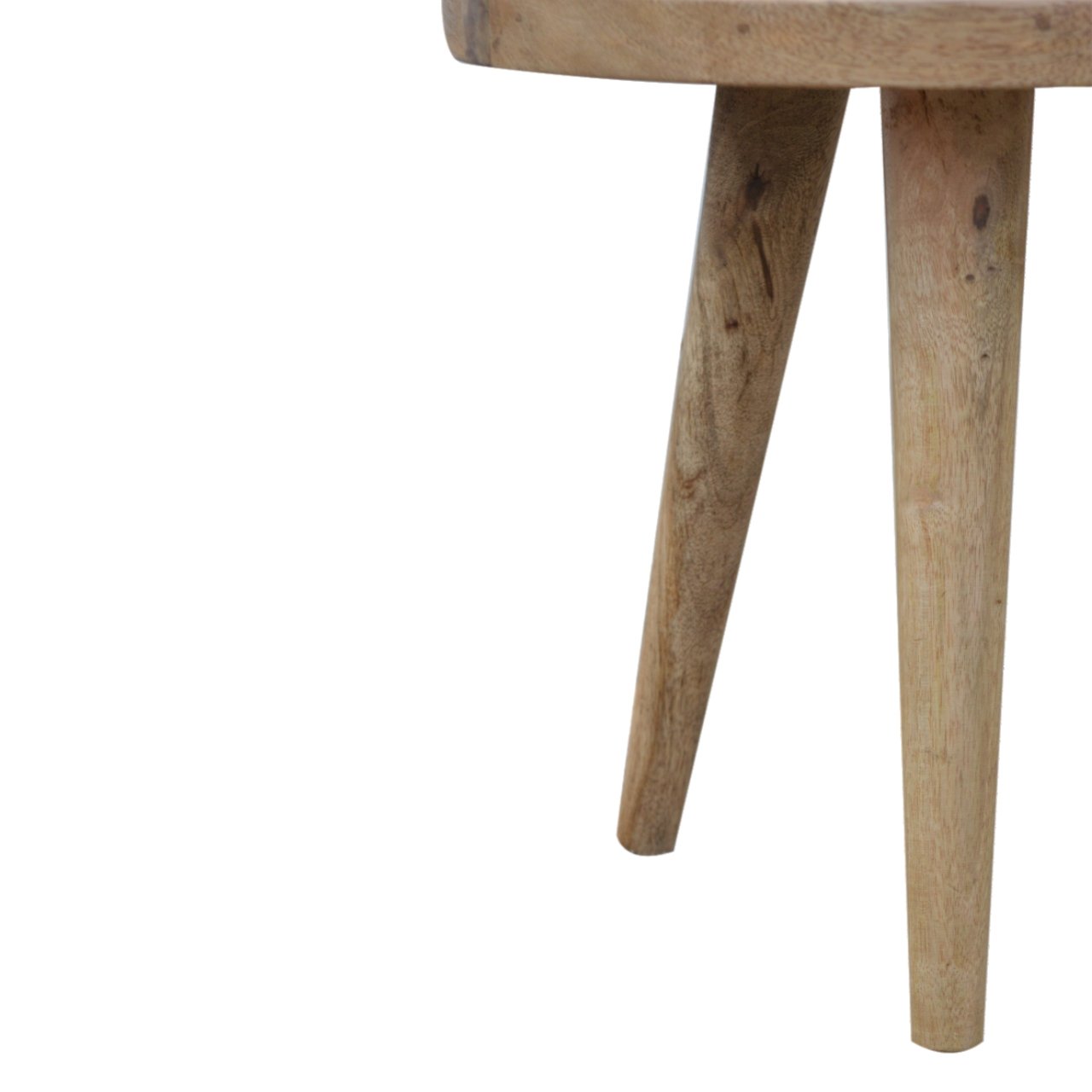 Stolik kawowy Artisan IN760 – lite drewno mango, wykończenie dębowe - Image 5