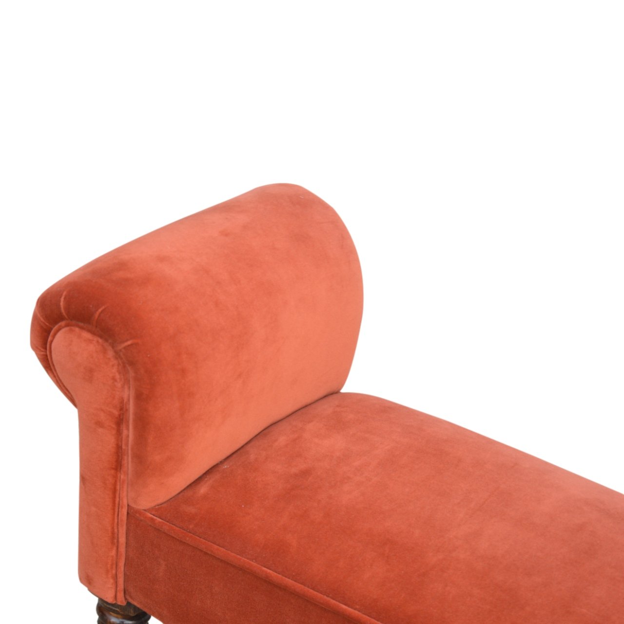 Ławka z litego drewna mango – orzechowa, 101 cm — model IN777 - obrazek 3