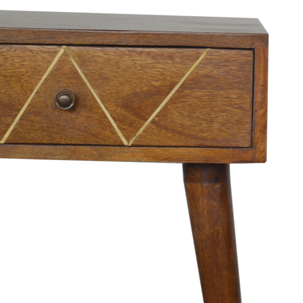 Szafka nocna Artisan IN846 – lite drewno mango, wykończenie kasztanowe - Image 3