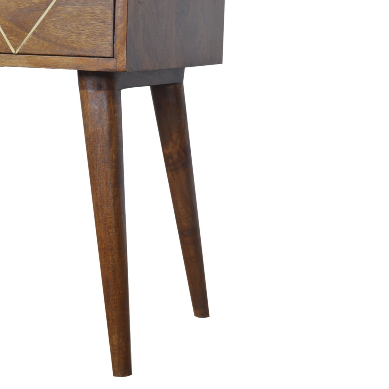 Szafka nocna Artisan IN846 – lite drewno mango, wykończenie kasztanowe - Image 5