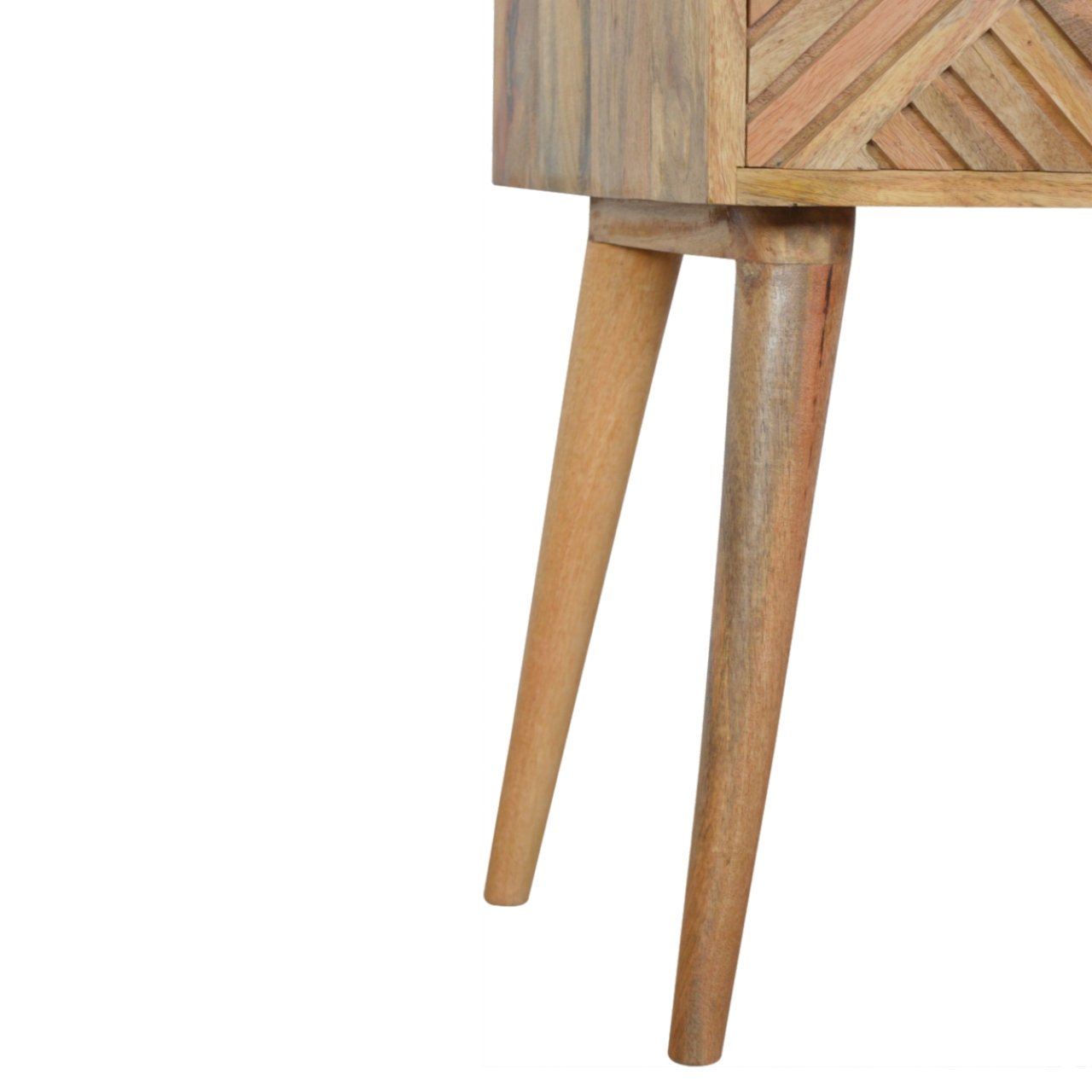 Szafka nocna Artisan IN849 – lite drewno mango, wykończenie dębowe - Image 6