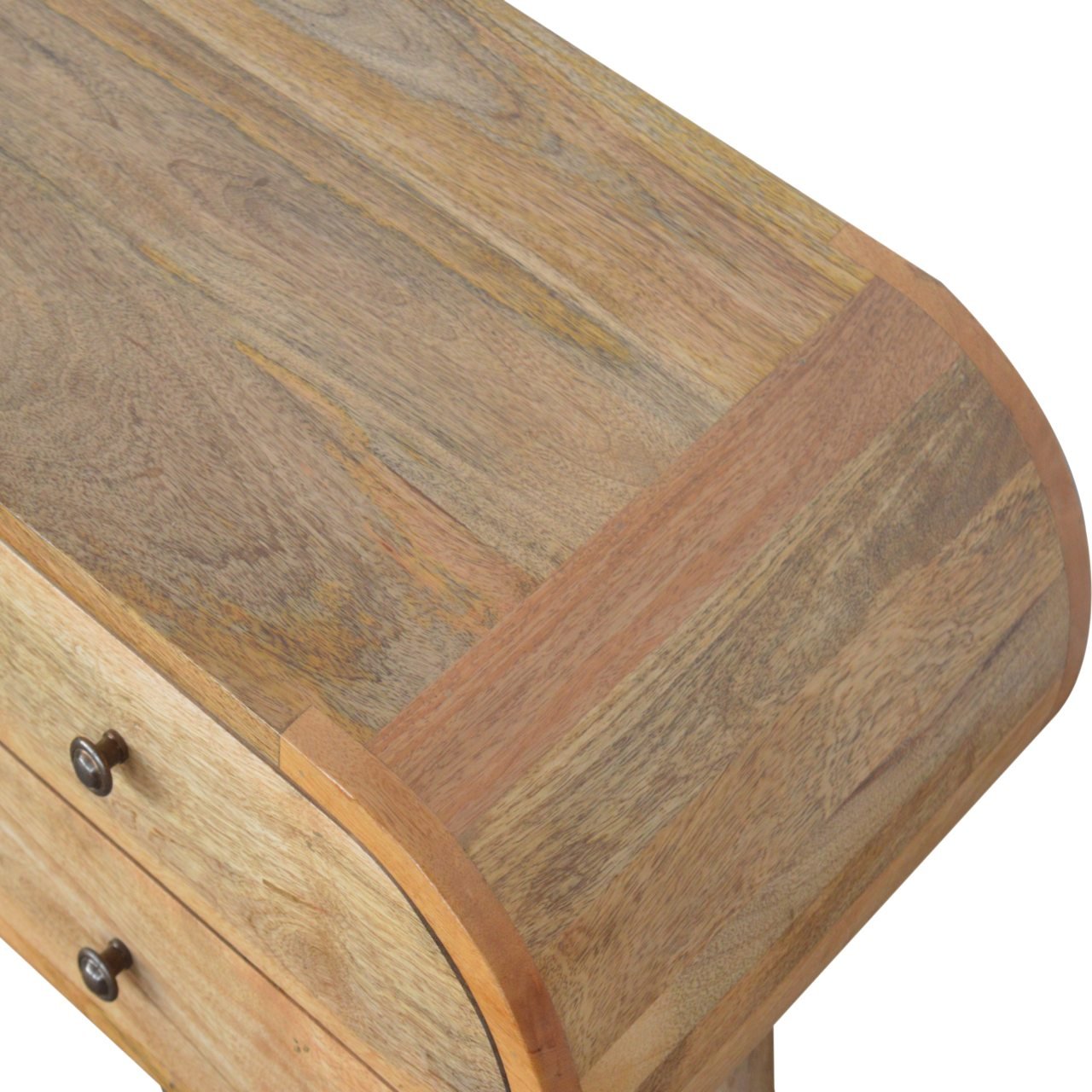 Szafka RTV Artisan IN859 – lite drewno mango, wykończenie dębowe - obrazek 4