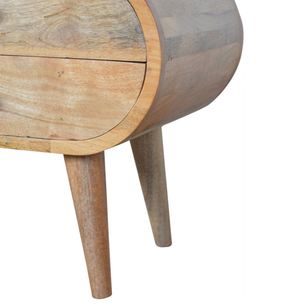 Szafka RTV Artisan IN859 – lite drewno mango, wykończenie dębowe - obrazek 6