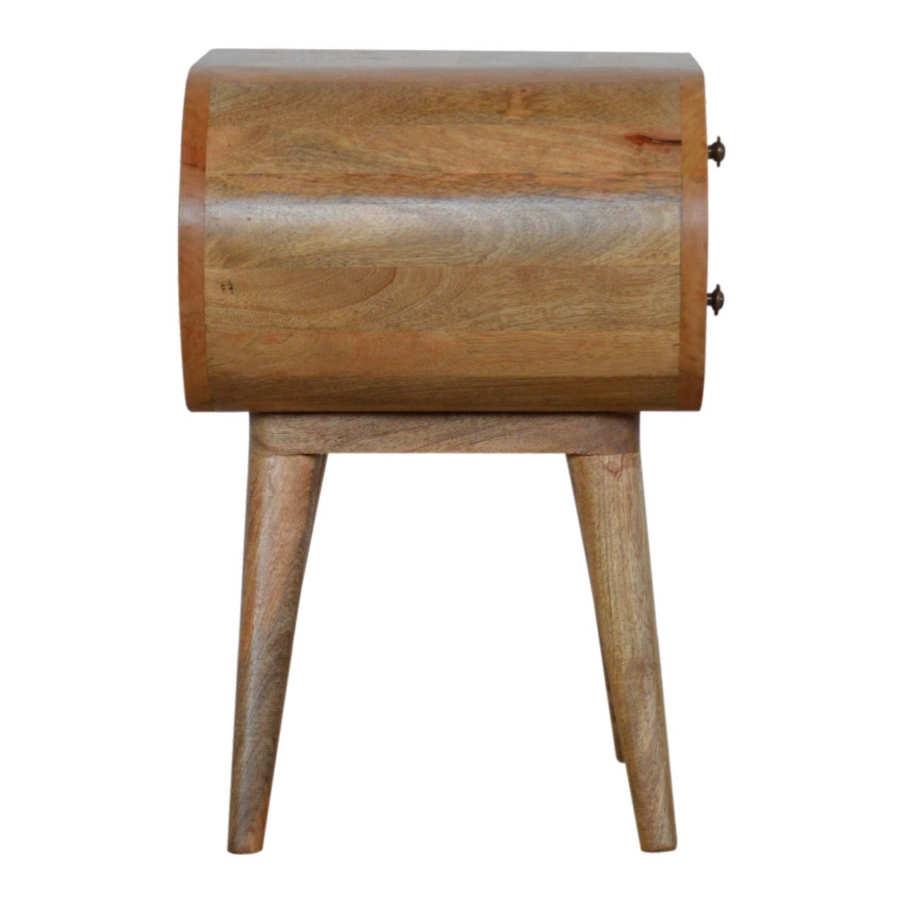 Szafka nocna z litego drewna mango – dębowa, 45 cm — model In860 - Image 7