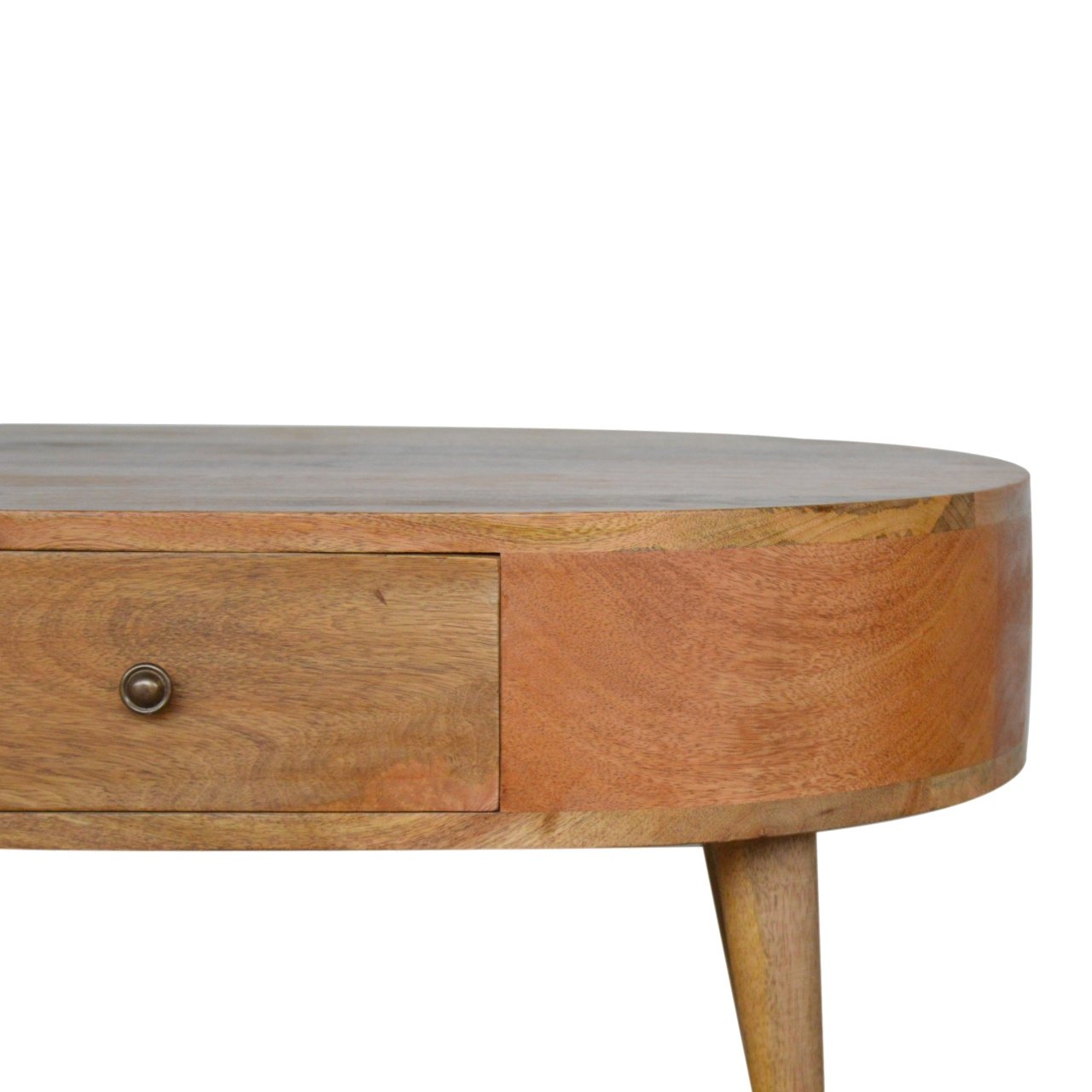 Stolik kawowy Artisan IN861 – lite drewno mango, wykończenie dębowe - Image 2