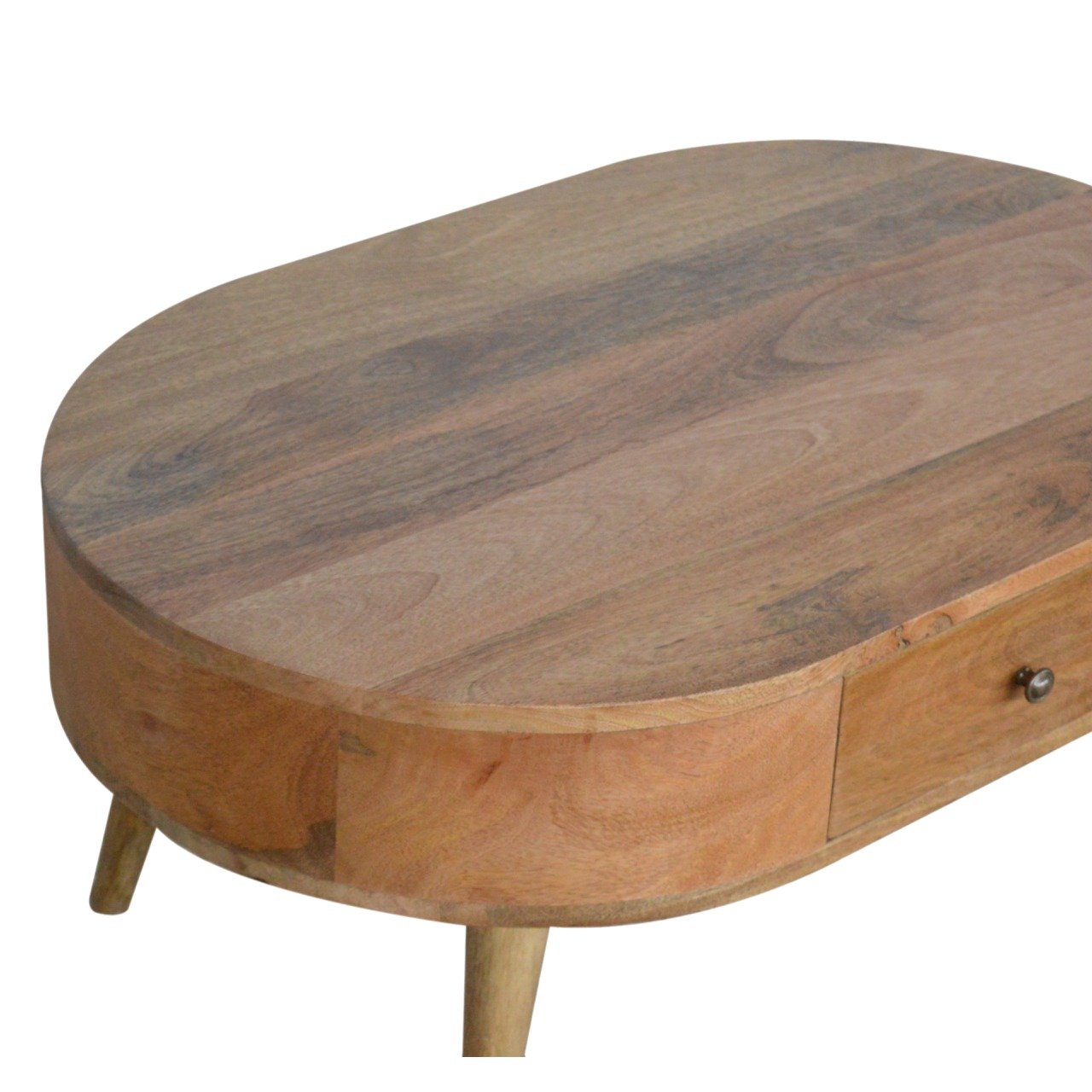 Stolik kawowy Artisan IN861 – lite drewno mango, wykończenie dębowe - Image 5