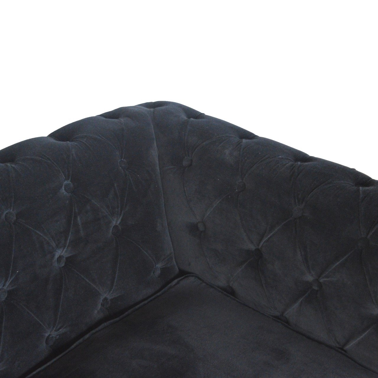 Sofa z litego drewna mango – orzechowa, 150 cm — model IN876 - Image 2