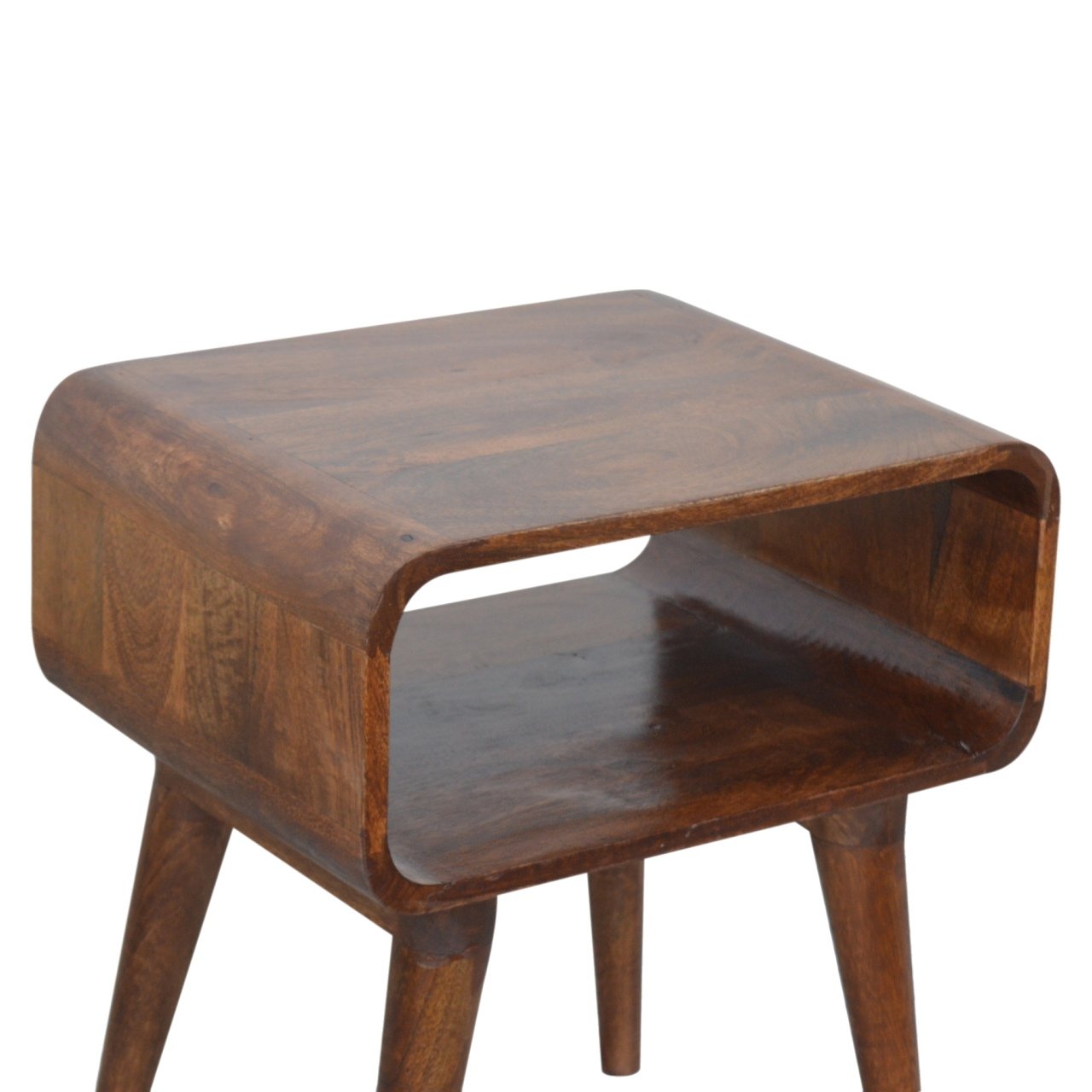 Szafka nocna Artisan IN890 – lite drewno mango, wykończenie kasztanowe - Image 3