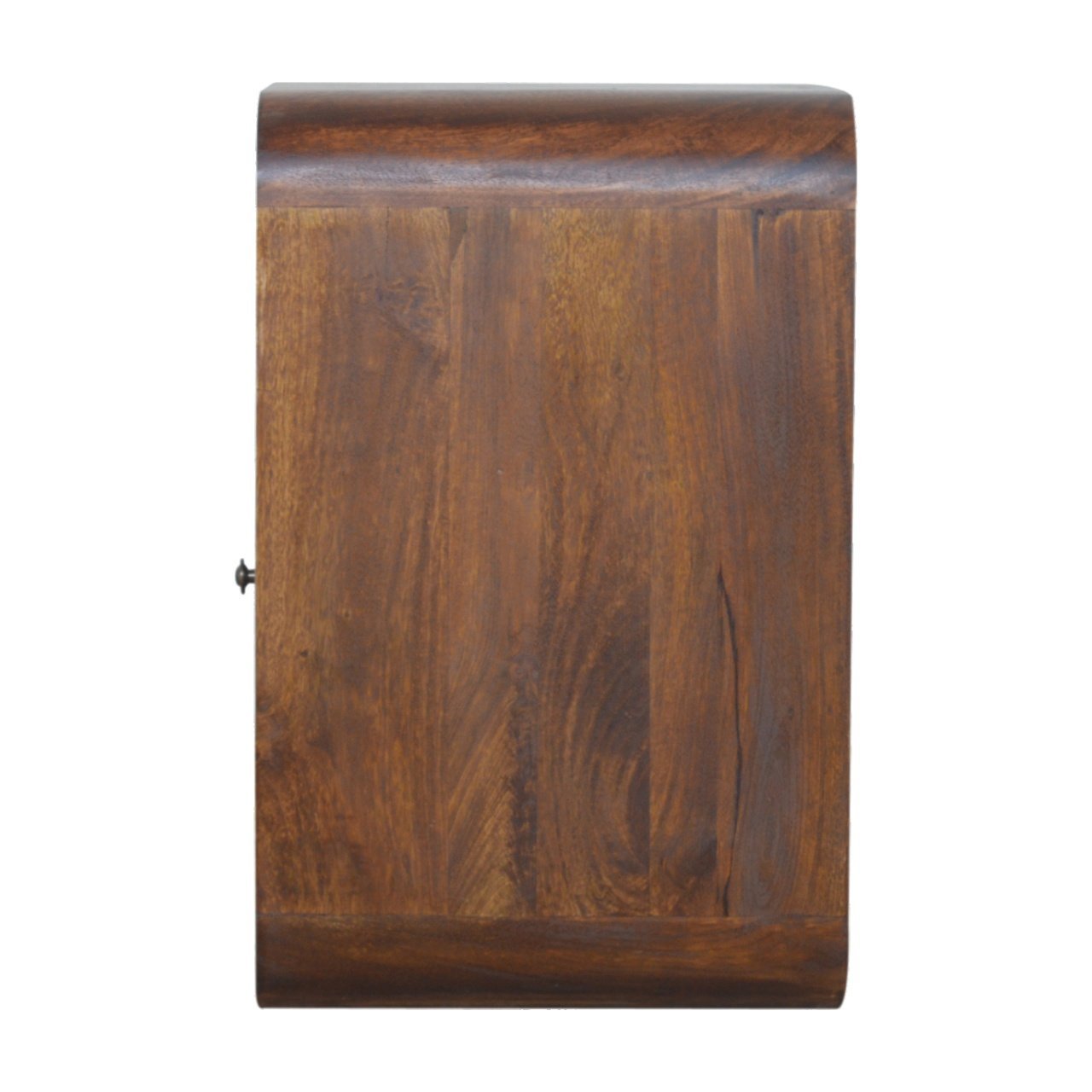 Szafka nocna z litego drewna mango – kasztanowa, 40 cm — model IN891 - obrazek 7