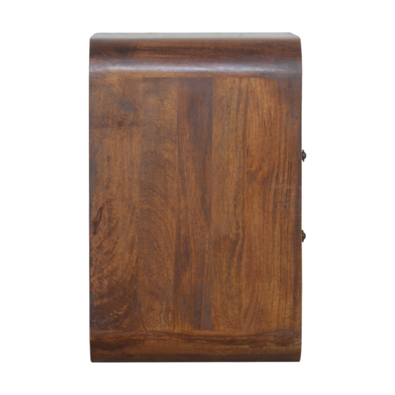 Szafka nocna z litego drewna mango – kasztanowa, 40 cm — model IN892 - Image 7