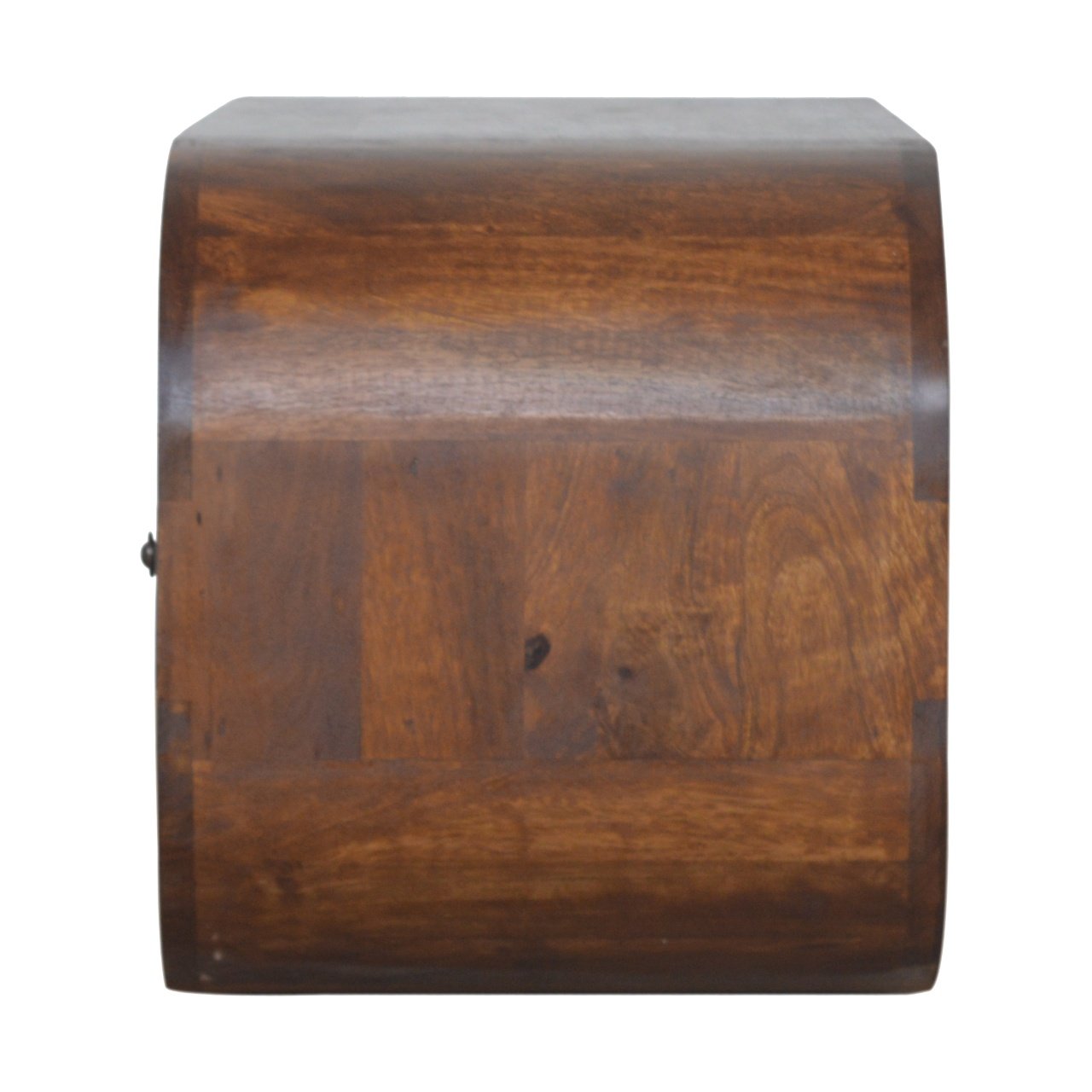 Szafka RTV z litego drewna mango – kasztanowa, 90 cm — model IN893 - Image 7