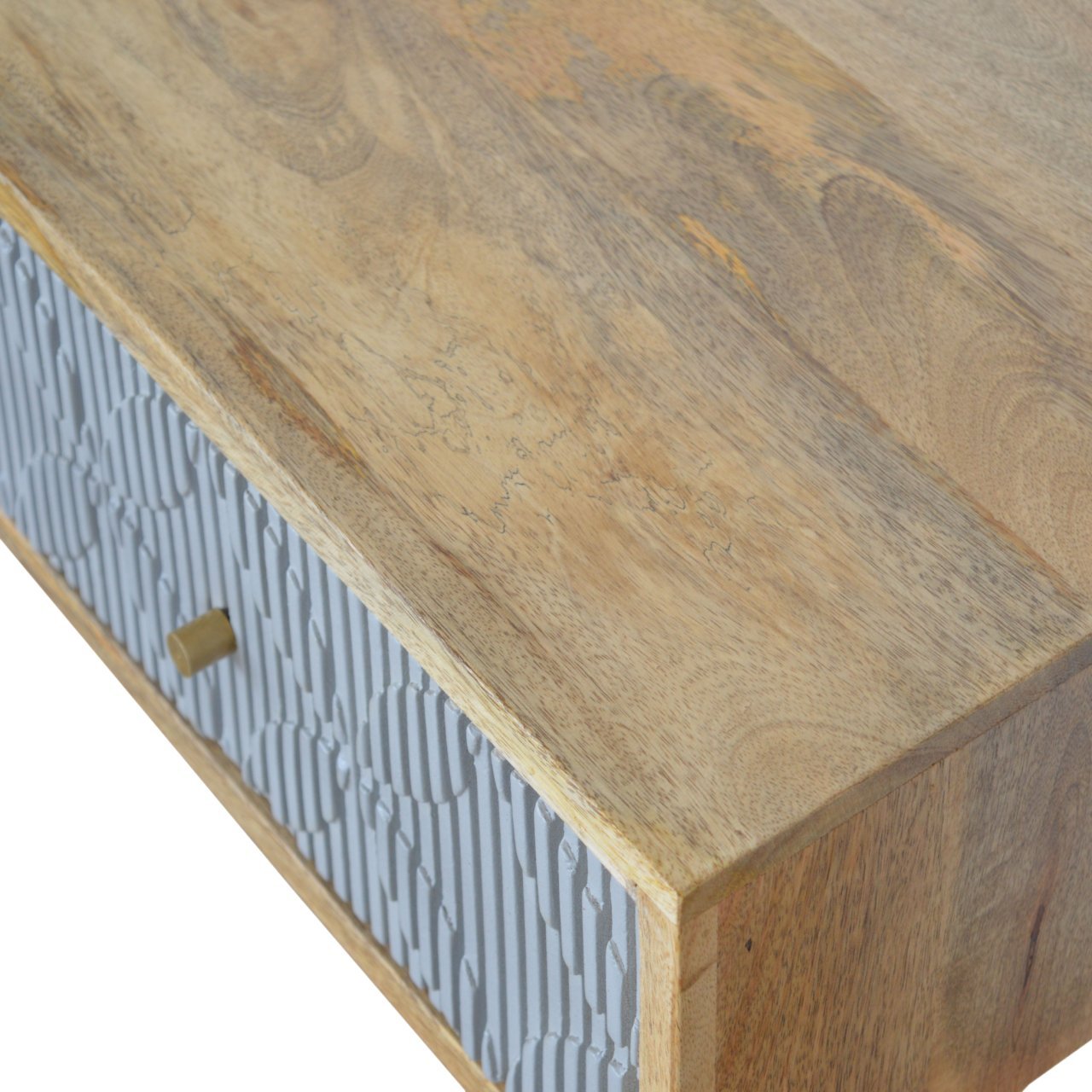 Konsola Artisan IN918 – lite drewno mango, wykończenie dębowe - Image 4