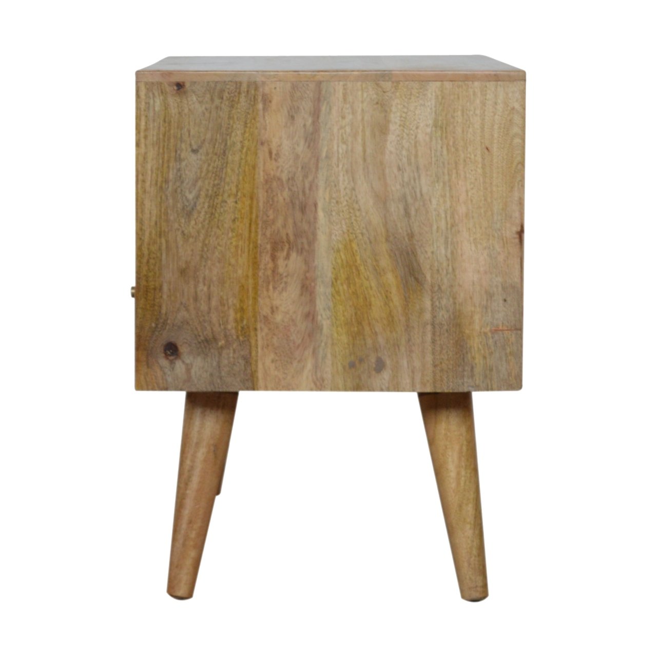 Szafka RTV Artisan IN920 – lite drewno mango, wykończenie dębowe - obrazek 7