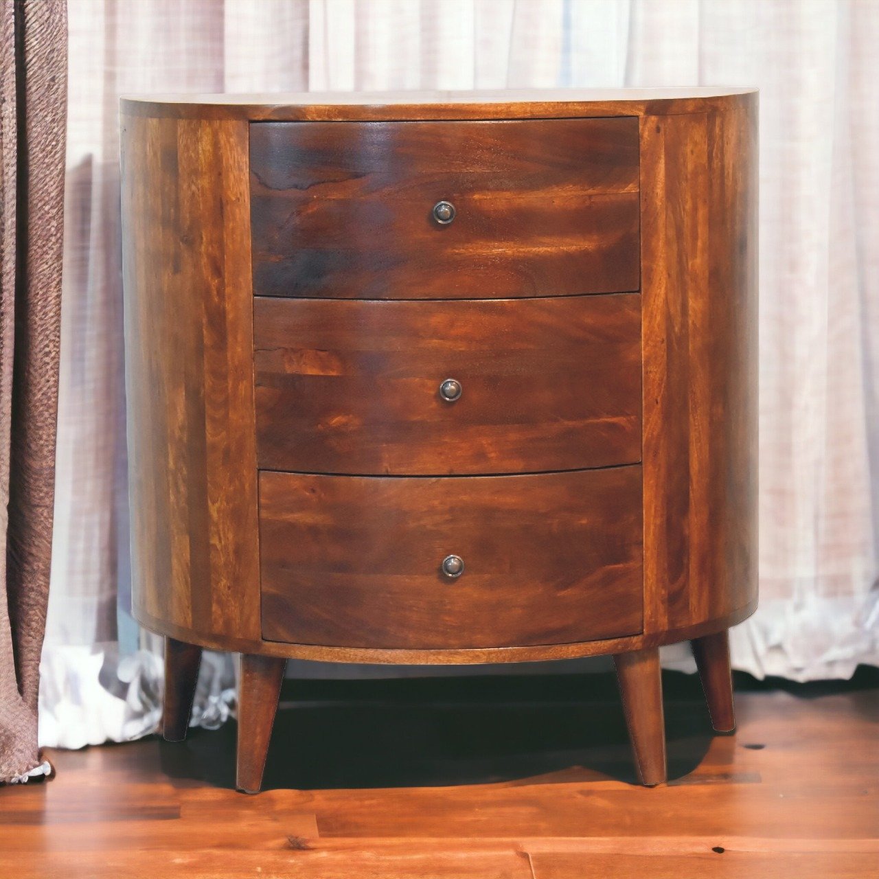 Mebel Artisan Artisan IN3550 – lite drewno mango, wykończenie kasztanowe - aranzacja wnetrza